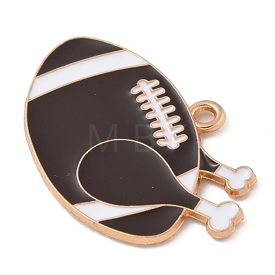 Alloy Enamel Pendants ENAM-A008-48KCG-02-1