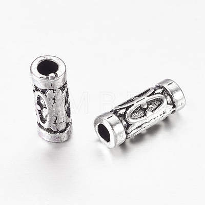 Tibetan Style Alloy Tube Beads LS-LF0843Y-NF-1