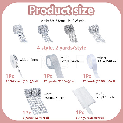 Polyester Star Ribbon Trim OCOR-DC0001-34-1