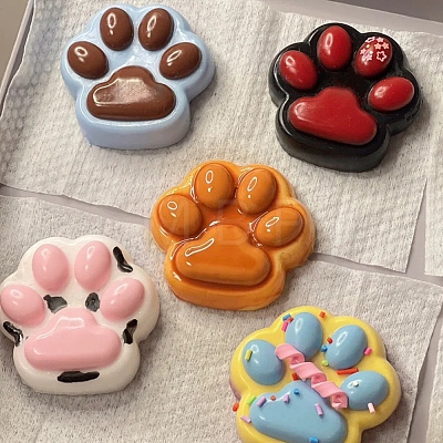 Proud DIY Pinch Mold 7-in-1 Multiple Specifications Cat Paw Print Fun Silicone Baking Jelly Supplementary Food Molds PW-WG71FFF-01-1