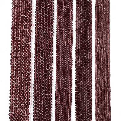 Transparent Glass Beads Strands X-GLAA-R135-2mm-18-1