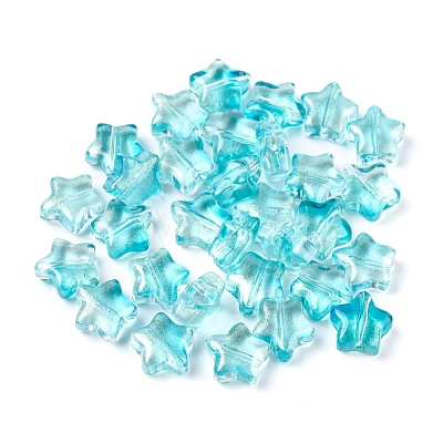 Electroplate Glass Beads X-EGLA-E059-G-1