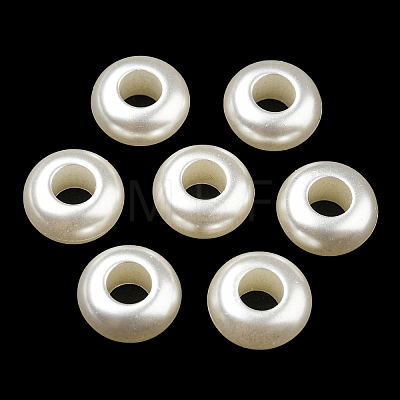 ABS Imitation Pearl Beads X-OACR-K001-32-1