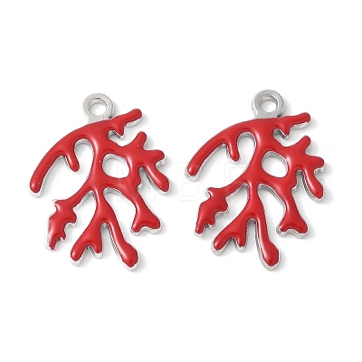 Alloy Enamel Pendants PALLOY-E775-01B-1