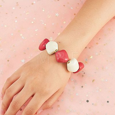 Opaque Acrylic Beads OACR-SZ0001-32-1