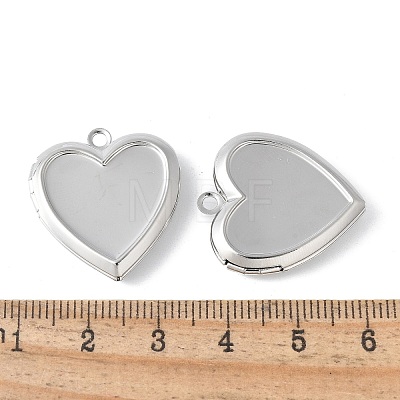 Non-Tarnish 304 Stainless Steel Locket Pendants STAS-K192-09P-01-1