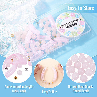 51Pcs DIY Bracelets Making Kit DIY-TA0015-14-1