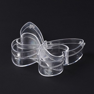 6 Grids Transparent Plastic Box CON-B009-01-1
