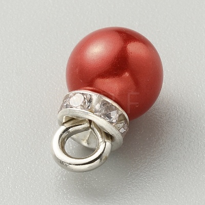 ABS Plastic Imitation Pearl Charms KY-TAC0011-03P-04-1