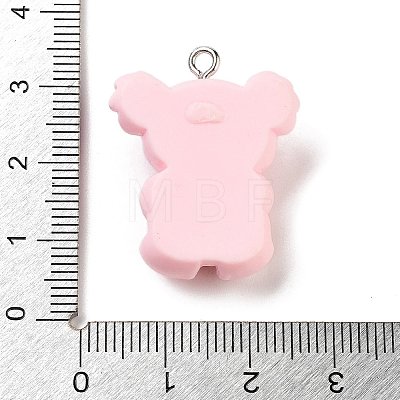 Opaque Resin Pendants RESI-Z028-01D-1