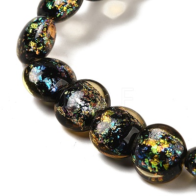 Handmade Dichroic Foil Glass Beads Strands DICH-U001-11I-1