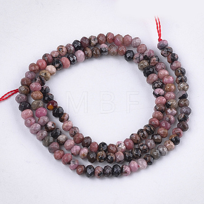 Natural Rhodonite Beads Strands G-S354-49-1