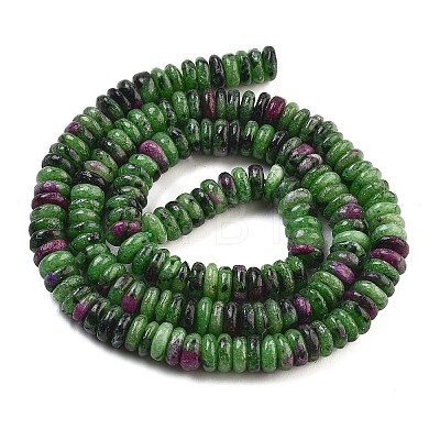 Natural Ruby in Zoisite Beads Strands G-Q159-B18-01-1