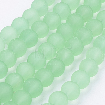 Transparent Glass Bead Strands X-GLAA-S031-10mm-29-1