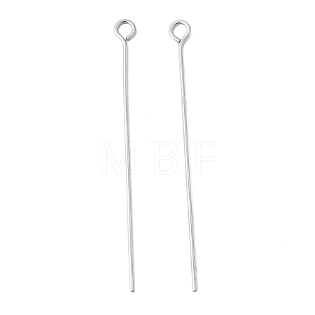 Non-Tarnish 304 Stainless Steel Eye Pin X-STAS-R045-45mm-1