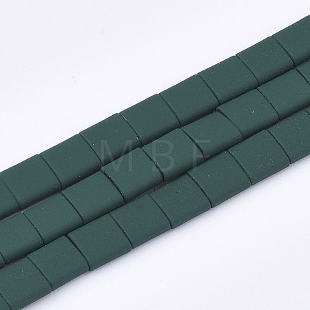Spray Painted Non-magnetic Synthetic Hematite Beads G-T116-07-14-1