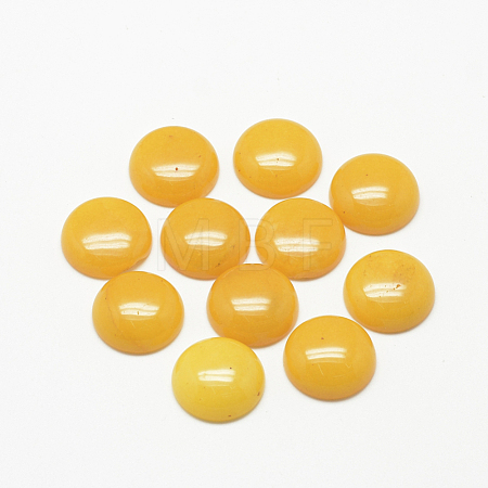 Natural White Jade Cabochons G-R416-8mm-06-1