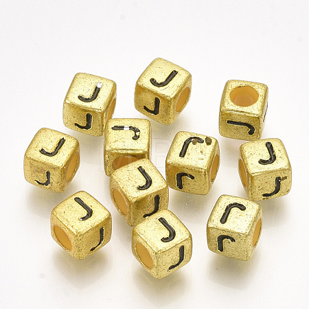 Acrylic Beads PB43C9308-G-J-1