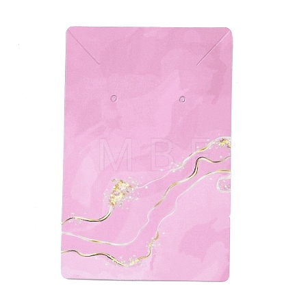 Hot Stamping Cardboard Paper Jewelry Display Cards CDIS-A005-01A-1