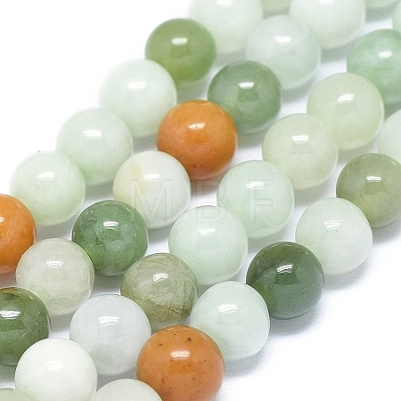 Natural Jadeite Beads Strands G-G789-01A-1