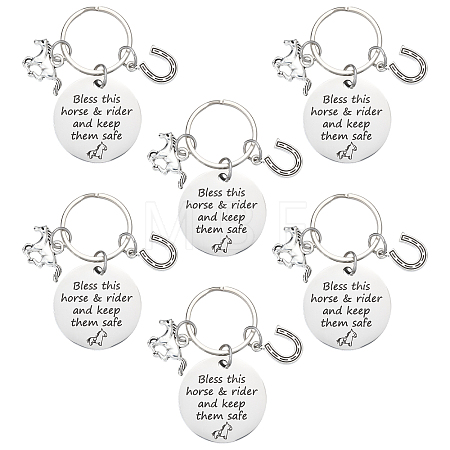Western Style Alloy Keychains KEYC-SW00043-1