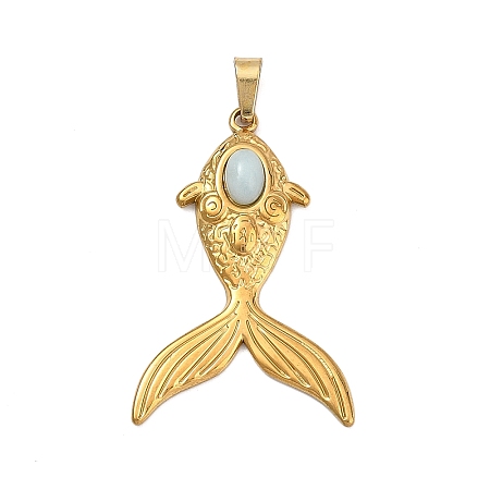 Natural Flower Amazonite Pendants GG-CBA97F4-03G-07-1