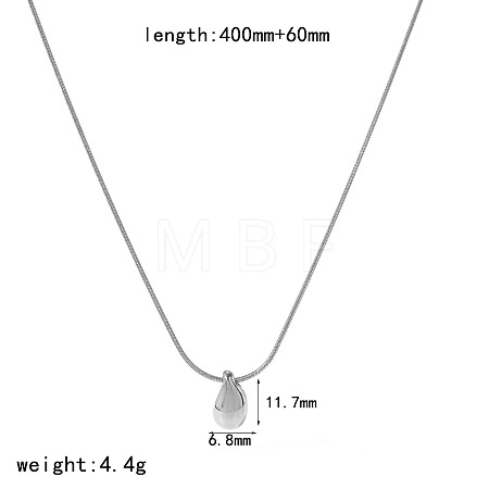304 Stainless Steel Pendant Necklaces WG62204-02-1