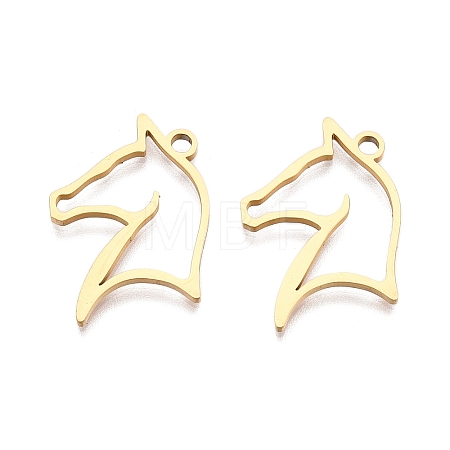Ion Plating(IP) 201 Stainless Steel Pendants STAS-T063-167G-1