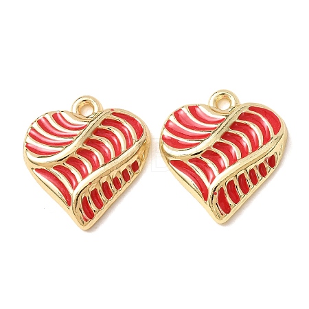 Alloy Enamel Pendants AL-CBA7256-06G-1