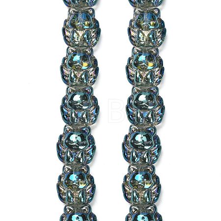 Electroplate Glass Bead Strands EGLA-H110-01HR-01-1