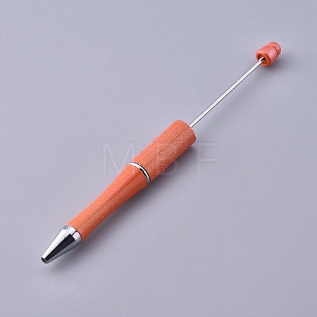 Plastic Beadable Pens AJEW-L082-A09-1