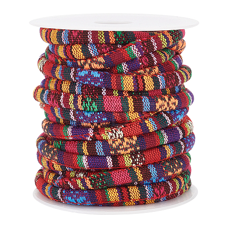 10M Ethnic Style Nylon Braided String NWIR-BC0001-02A-1