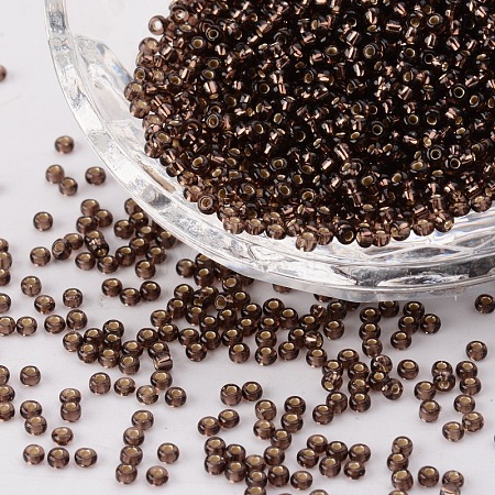 FGB 6/0 Grade A Round Glass Seed Beads SEED-Q007-4mm-F58-1