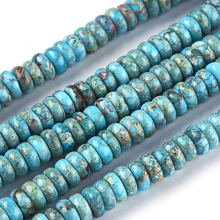 Natural Imperial Jasper Beads Strands G-F590-03-B-1