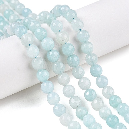 Natural White Jade Bead Strands X-G-R346-6mm-17-1