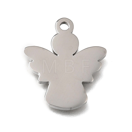 304 Stainless Steel Pendants STAS-E532-06P-1