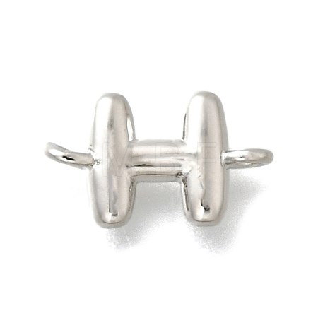 Brass Connector Charms KK-P295-01P-H-1