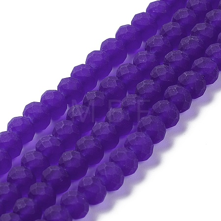 Transparent Glass Beads Strands X-EGLA-A034-T6mm-MD06-1