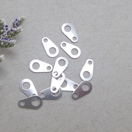 Non-Tarnish 316 Surgical Stainless Steel Chain Tabs STAS-L236-04C-1