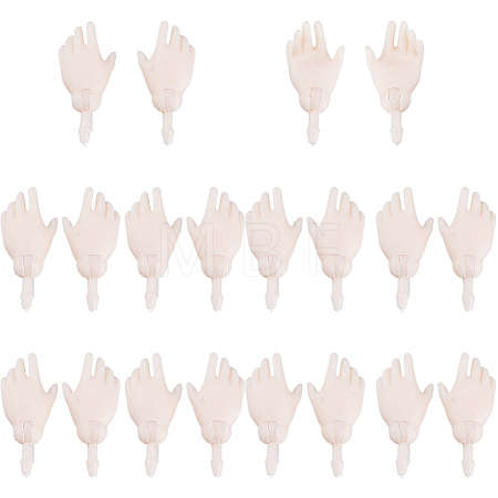 2 Sets Plastic Palm Model DIY-DC0004-35B-1