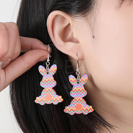 Easter Acrylic Dangle Earrings FS-WG96A64-13-1