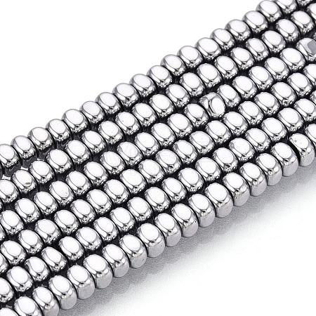 Electroplated Synthetic Non-magnetic Hematite Beads Strands X-G-T139-61A-1