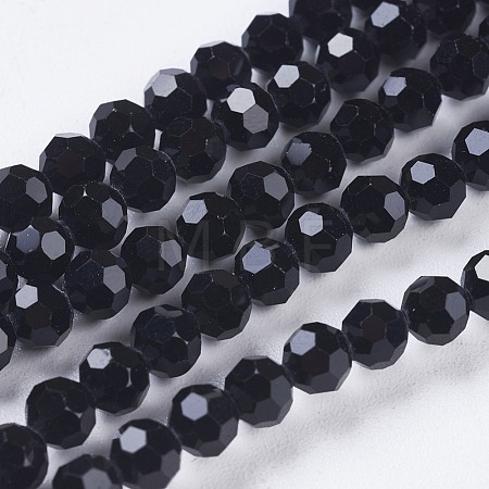 Imitation Austrian Crystal Bead Strands G-M181-4mm-23A-1