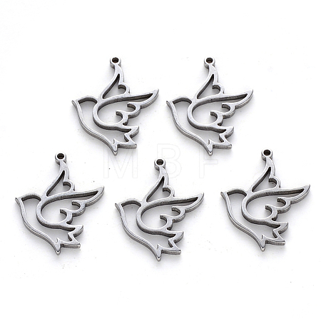 Tarnish Resistant 304 Stainless Steel Pendants X-STAS-N092-41-1