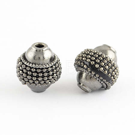 Bicone Handmade Indonesia Beads IPDL-R417-01-1