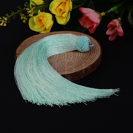 Beautiful Design Nylon Tassel Pendant Decorations X-NWIR-I007-42-1