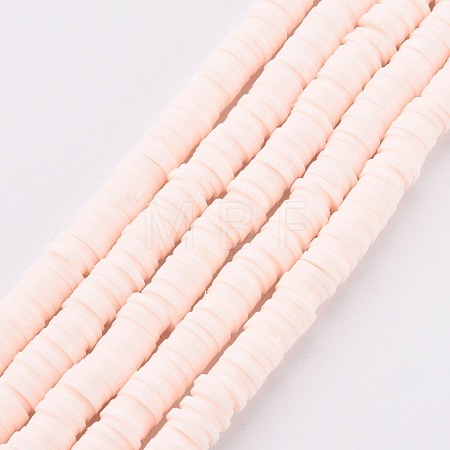 Handmade Polymer Clay Bead Strands CLAY-T002-6mm-41-1