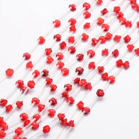 Natural Carnelian Beads G-O156-A-05B-1