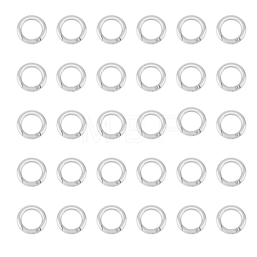 30Pcs Zinc Alloy Spring Gate Rings FIND-HY0001-69-1