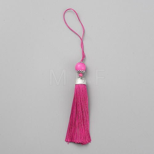 Polyester Tassel Big Pendants Decorations HJEW-TAC0019-01A-1